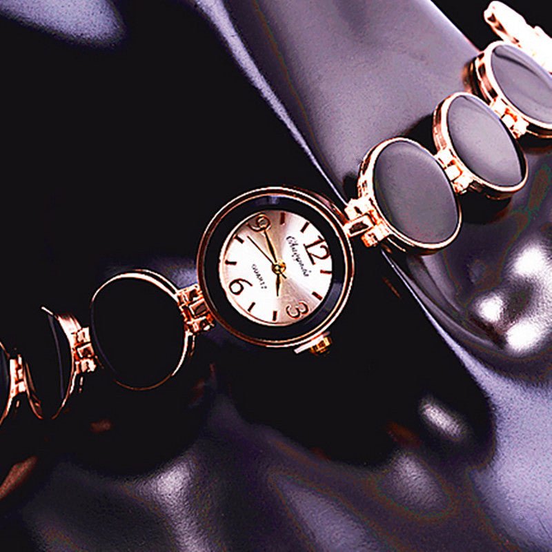 The Bracelet Watch Brown Circle Casual Watch Fashion Gift Watch Women&#039;s Watch