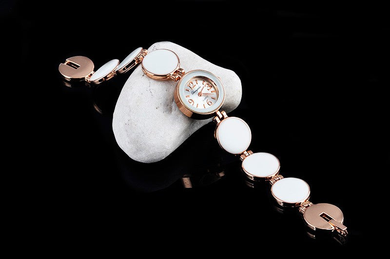 The Bracelet Watch Brown Circle Casual Watch Fashion Gift Watch Women&#039;s Watch