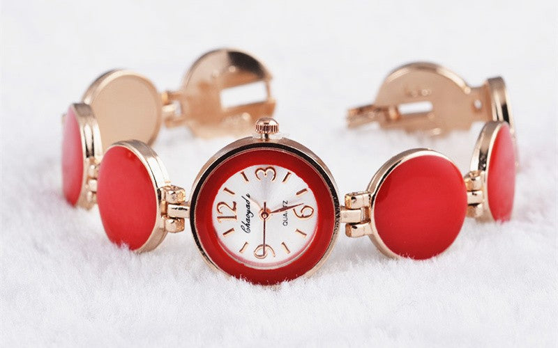 The Bracelet Watch Brown Circle Casual Watch Fashion Gift Watch Women&#039;s Watch