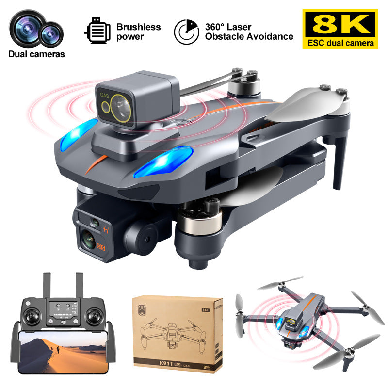 K911 Max GPS Brushless Unmanned Aerial Vehicle HD Aerial Photography Quadcopter 360 All-round Obstacle Avoidance Aircraft