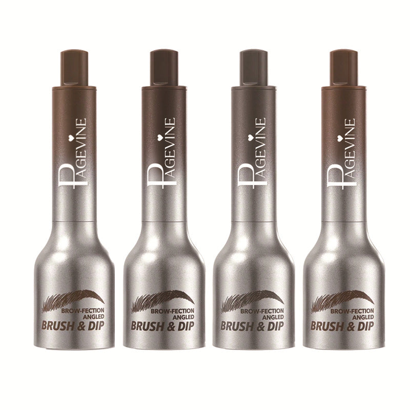 PAGE VINE Cross-border Explosions Eyebrow Cream Large Brush Eyebrows Hair Line Multi-use No Sizzle Pressing Wild Eyebrow Pen