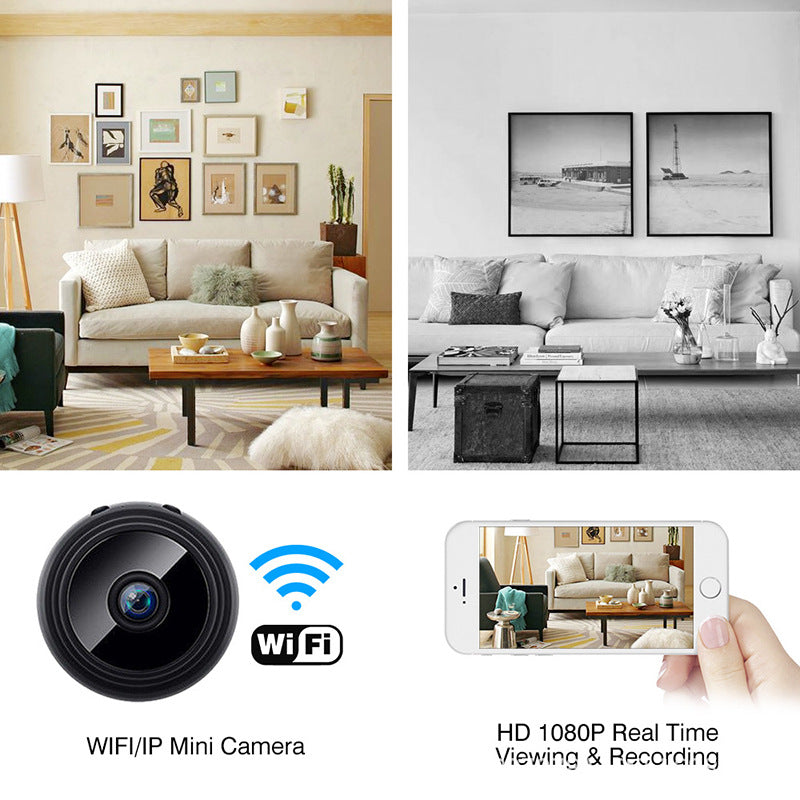 Spot Second Hair A9 Camera 1080P HD Night Vision Sports Dv WIFI Camera Home Surveillance Camera